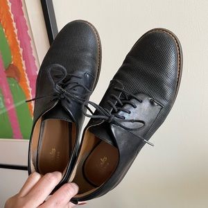Clark’s Black Oxfords